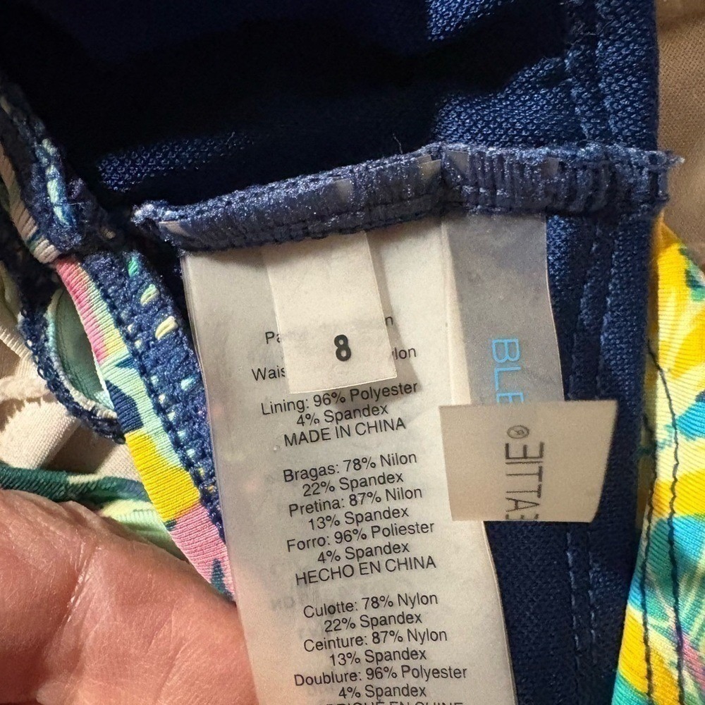 Bleu Rod Beattie tropical bikini top + Sarong Hipster Bikini Bottoms $160 - Picture 7 of 7